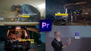 12 FREE Call Out Titles  Advanced MOGRT Preset for Premiere Pro [upl. by Noell]