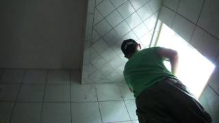 How To Grout Ceiling Tile [upl. by Sivert]