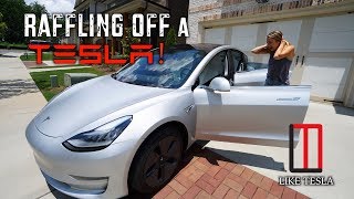 Raffling Off a Tesla amp Returning To a Model X [upl. by Maleen]