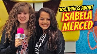 100 Things About ISABELA MERCED SECRETS amp SINGING at NICKELODEON [upl. by Milissa504]