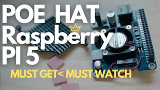 Raspberry Pi 5 Waveshare Pi 5 POE Hat A mustwatch review [upl. by Shult]