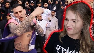 AMERICAN REACTING TO GZUZ  Drück Drück feat LX [upl. by Nylarat]