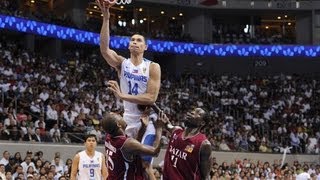 FIBAAsia  Day 5 Philippines v Qatar highlights [upl. by Aineles]