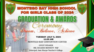 Montego Bay High School for Girls Graduation and Awards Ceremony 2024 [upl. by Ingra923]