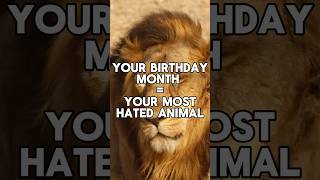 Comment Your Birthday Month and Which Animal you got animals hated snakes [upl. by Jeff879]