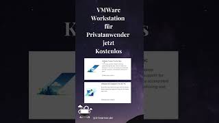 VMWare Workstation für Privatanwender jetzt kostenlos administration windowsvmware [upl. by Granville]