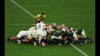 SCRUM NAUSE  Lahiff breaks down the England v South Africa scrum penalty decision from Ben OKeefe [upl. by Tlihcox]