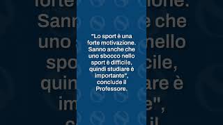 Ragazzi che studiano e fanno sport “Forte capacità organizzativa e guardano all’essenziale” [upl. by Collis213]