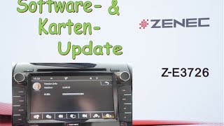 ZenecE3726 Softwareaktualisierung amp Kartenupdate [upl. by Ardnuasac185]