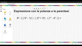 Espressioni con potenze e parentesi  12 [upl. by Falda531]