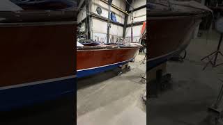 Update on 1947 17 foot Deluxe Runabout completed Tested today operating well Ready for delivery [upl. by Holder]