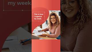 This is how I organize my week weeklyplanning ilovepdf productivitytips timeorganization [upl. by Hylan]