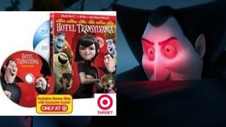 Hotel Transylvania Target Exclusive BlurayDVD Unboxing  2012  Bonus Disc and Slipcover [upl. by Arahsat]