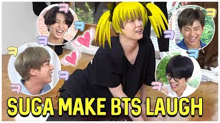 Suga Make BTS Laugh So Hard In Run BTS [upl. by Atalee434]