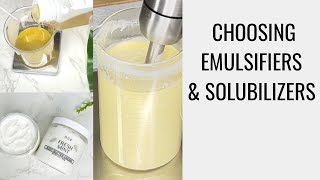 HOW TO CHOOSE EMULSIFIERS amp SOLUBILIZERS IN COSMETICS [upl. by Truelove]