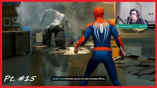 MARVELS SPIDERMAN REMASTERED PS5 PTBR ENFRENTANDO RHINO A VERDADE SOBRE MARTIN LI PT 15 [upl. by Rudin500]