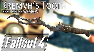 Fallout 4 Kremvhs Tooth  Best Melee Weapon [upl. by Eiggam]