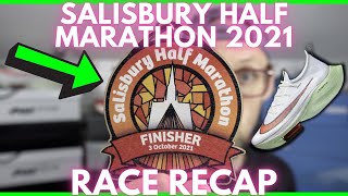 SALISBURY HALF MARATHON 2021 RACE RECAP  HOW DID I PERFORM ALPHAFLY amp RACE SHOE SELECTION  EDDBUD [upl. by Kieran]