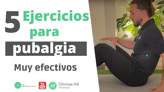 Pubalgia los mejores 5 ejercicios para aliviar el dolor  Clínicas H3 [upl. by Nosnorb397]