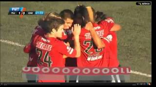 Goles Tijuana vs Jaguares 20 Jornada 7 Apertura 2012 [upl. by Anilocin]