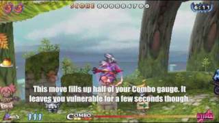 Prinny 2 PSP Laharl Gameplay [upl. by Nocam]