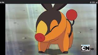 Ash Tepig evolves into Pignite [upl. by Enuj]