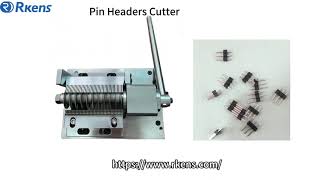 Pin headers cutting machine for 254 20 pitch [upl. by Acinyt]