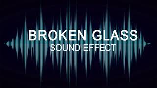 BROKEN GLASS  SOUND EFFECT [upl. by Noira]