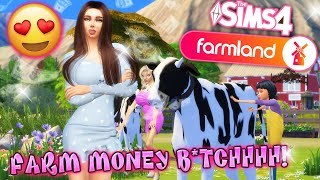 COWS AND BUNNIES IN THE SIMS 4  Farmland Mod 2 [upl. by Feinberg]