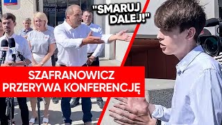 Awantura na konferencji z Kołodziejczakiem Szafarowicz aż zamilkł [upl. by Brindell]