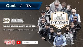 Table 6 Hotel Inter Burgo Wonju World 3Cushion Grand Prix 2023  Q [upl. by Myke]