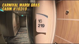 Carnival Mardi Gras Cabin Tour 16219 [upl. by Dorkus411]