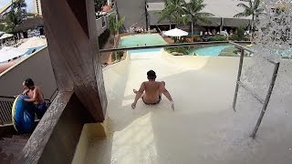 Short Fall Water Slide at Water Park Caldas Novas [upl. by Varden]