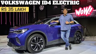 Volkswagen ID4 Electric is coming to India  Launch soon Rs 35 Lakh expected price  Walkaround [upl. by Anivram]