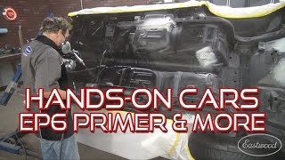 How To Spray Epoxy Primer  Bed Liner on HandsOn Cars 6  Coyote Mustang amp Studebaker  Eastwood [upl. by Georgeanne782]