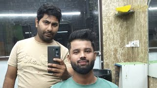 haircut bed New Delhi Salon life man salon [upl. by Ainitsirc]