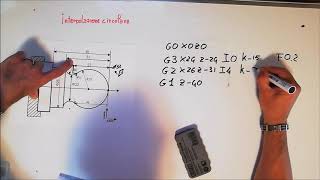 4 Tutorial di programmazione Iso e Tornitura  interpolazione circolare [upl. by Gwenny]