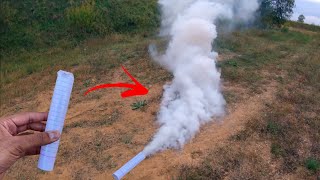 How To Make Smoke Bomb With Matchstick  Easy amp Simple  Smoke Bomb Homemade [upl. by Maccarone126]