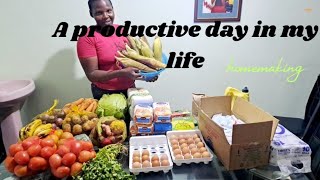 A productive day in my life as a homemakercleaninggroceryhaulkenyanyoutuber [upl. by Balas]