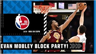 Evan Mobley BLOCK PARTY for the Cleveland Cavaliers 🛑 💪 [upl. by Nyleuqcaj]