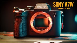 Sony A7 IV BEST Cinematic settings for Video amp Photo Setup Guide 2023 FX3 FX30 A7SIII [upl. by Kacey]