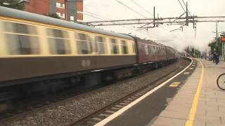 steam train at speed  113 [upl. by Ydnis]