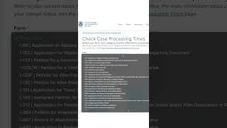 Understanding USCIS Processing Times  How to Check Processing Times [upl. by Aziza]