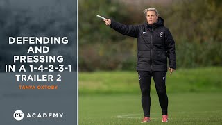 Tanya Oxtoby • Coaching defending and pressing in a 14231 • CV Academy Session 2 [upl. by Ainesy]