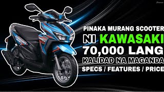 MURANG SCOOTER NI KAWASAKI  PWEDE MO NG MABILI SA PILIPINAS  70000 PESOS MAY SCOOTER KANA [upl. by Close]