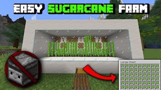 EASY No Observer Sugarcane Farm  Minecraft 121 [upl. by Belamy539]