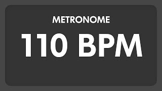 110 BPM  Metronome [upl. by Yelac]