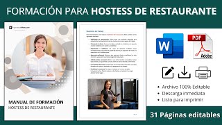 Manual de formación para hostess de restaurante 📘 Conoce las funciones de una hostess [upl. by Kluge]