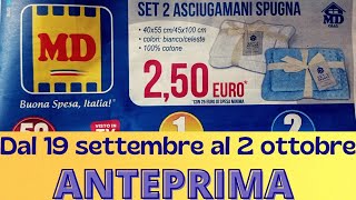 Volantino MD dal 19 settembre al 2 ottobre ANTEPRIMA [upl. by Darnok]