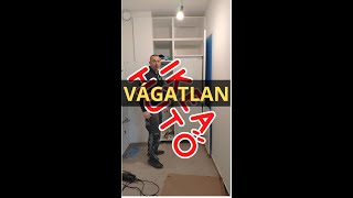 Ikea hűtő beszerelés vágatlan [upl. by Eycal]